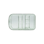 Transparent Kitchen Pot Lid Storage Rack (Green)